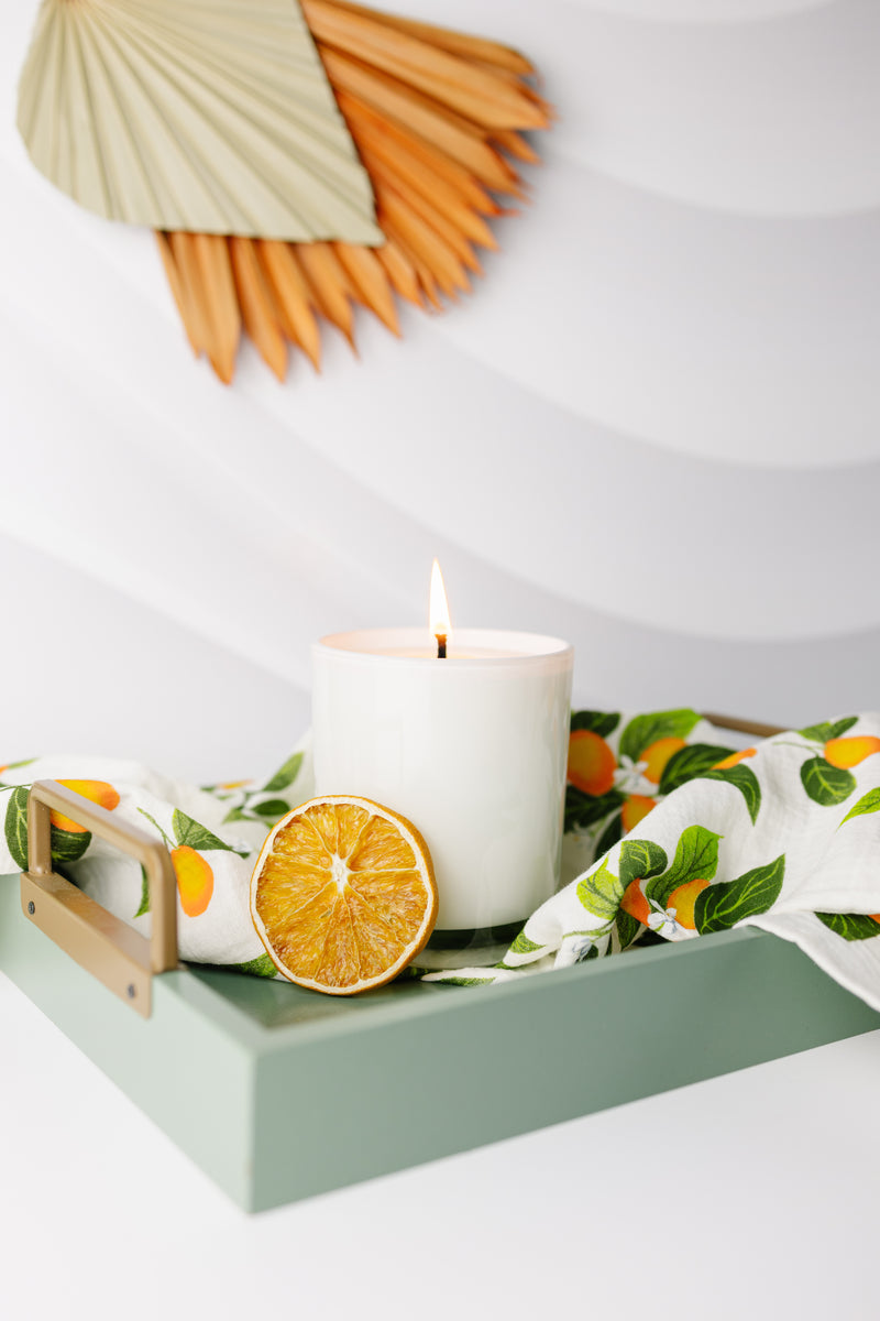 Orange Fleur Classic Candle