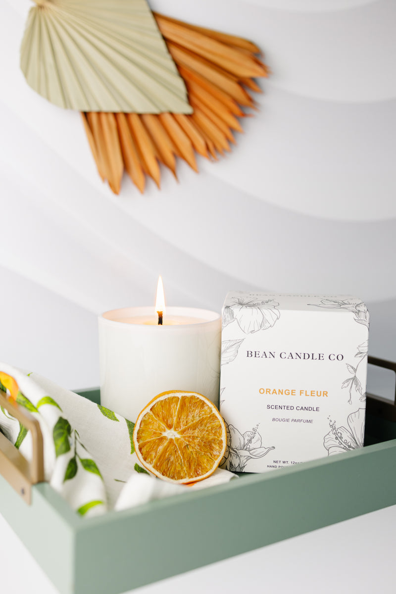 Orange Fleur Classic Candle