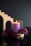 Violet Saffron Classic Candle