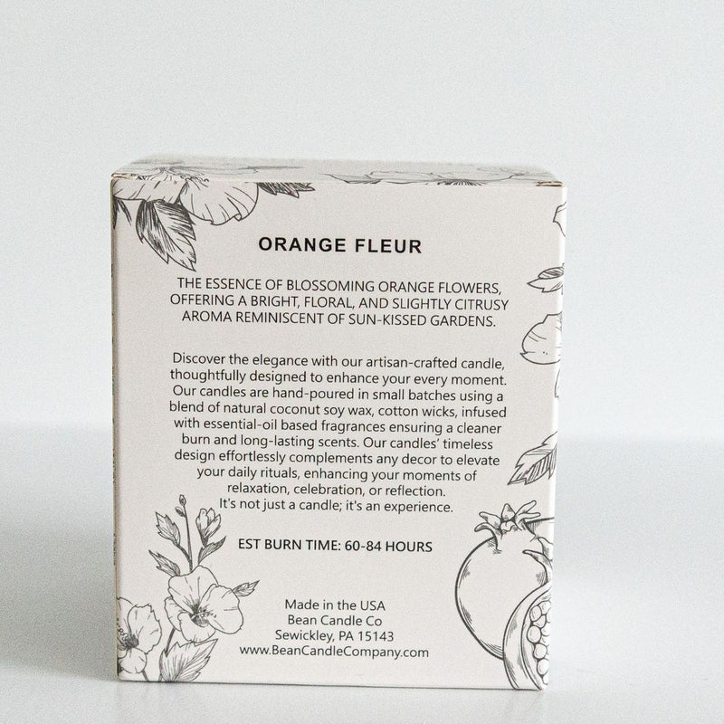 Orange Fleur Classic Candle